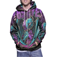 The 69 Eyes Hoodie Jacket Fullprint Zipper Casual Unisex Polyester Material Jersey Zipper Hoodie