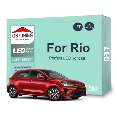 LED Interior Light Bulb Kit For KIA Rio 1 2 3 4 DC JB UB YB 2001-2020 2021 2022 Canbus Dome ​License