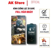 3d Matte ip Tempered Glass Game WK Design Full Screen From ip 6 to ip 12ProMax