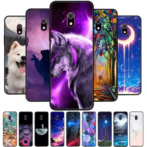 For Qin F22 Pro Case F22Pro Silicone Soft Fashion Cartoon Cover for Xiaomi Mi Qin F22 Pro TPU Black 