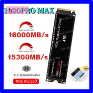 KUGKM SSD M.2 1080 Pro MAX MAX 4TB ของแท้ PCIE4.0 SSD NVME /Ngff ฮาร์ดไดรฟ์1 Tb/ 2 Tb/ 8TB ฮาร์ดดิสก์ภายในสำหรับ Ps5/แล็ปท็อป/เดสก์ท็อป /Mac DBNTR