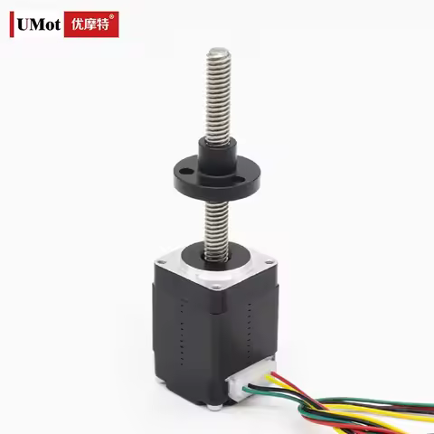 UMOT Compact Micro 20mm Nema8 Lead Screw Actuator 8mNm-18mNm 8-12N Thrust Linear Stepper Stepping Mo