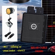 PSI Micro Inverter 400W Easy Plug พร้อมแผงMono 450W with CT System มีระบบ CT กันย้อนแถมฟรี พร้อมสายS