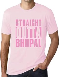 Men's Graphic T-Shirt Straight Outta Bhopal Eco-Friendly Limited Edition Short Sleeve Tee-Shirt Vint