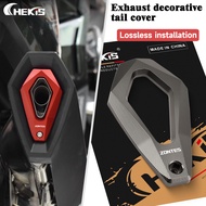 Chekis for ZONTES 368G 368E 368K 368D 368M V1 V2 modified exhaust pipe tail cover tail aluminum allo