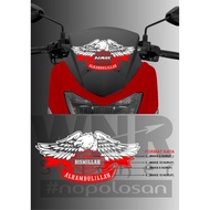 N Max Pcx Lexi V-3 visor Sticker