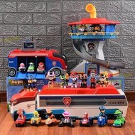 【G】汪汪隊立大功玩具 救援大巴士 救援中巴士 救援飛機 救援大船 益智拼插汽車 組裝玩具 汪汪隊玩具 塑料積木玩具