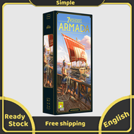 7 Wonders : ARMADA Expansion Board Game English Edition Strategy Board Game