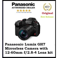 Panasonic Lumix GH7 Mirrorless Camera with 12-60mm f/2.8-4 Lens kit (15 months Panasonic Singapore W