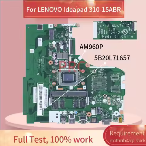 310-15ABR For LENOVO Ideapad AM960P Laptop Motherboard CG516 NMA741 5B20L71657 Notebook Mainboard A1