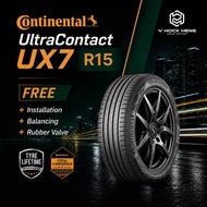 Continental UltraContact UX7 R15 205/70 (with installation)