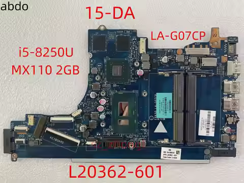 EPK50 LA-G07CP/LA-G07AP For HP 15-DA Laptop Motherboard With I3-7020U i5-8250U I7-8550U PM