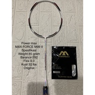 Power Max Max Badminton Racket Force 99 III Gen III Strong 32 Lbs Original