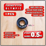 Barbell Plate 0.5kg 0.5kg half kg Olympic Hole 5cm 5.2cm