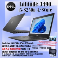 Dell Latitude 3490 | i5-8250u 3.40 Max Turbo (4Cores 8Threads) | SSD M.2 256GB NVMe+HDD 1TB | Ram 8GB | HDMI โน๊ทบุ๊ค(Notebook) แล็ปท็อป(Laptop) มือสอง ถูก ดี มีรูปสินค้าตัวจริงให้ดูทุกตัว