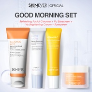 SKINEVER Salicylic Acid Refreshing Scrub Cleanser Oil Control Anti-Acne Sunscreen SPF 50+++