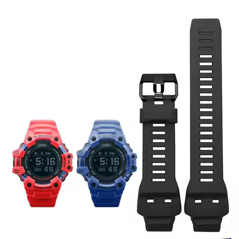 For Casio GBD-H1000 Waterproof Silicone Strap 3475 Cat Man Series Black G-SHOCK Resin Replacement Me