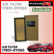 AIR FILTER for Mirage G4 2012 - 2018 and Vios SUPERMAN 2013 - 2018 ( 17801-0Y050 ) 4x4b