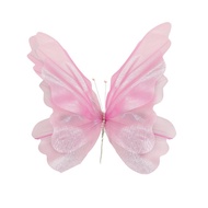 Artificial Butterfly Gauze with Peals 3D Simulation for Wedding Centerpiese Photography Background P