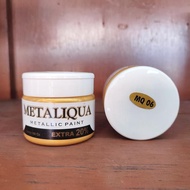 Cat Emas Gold Prada Batu Kayu Besi Acrylic metalik paint metaliqua