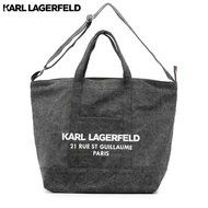 KARL LAGERFELD -  RUE ST-GUILLAUME XL CANVAS SHOPPER 230W3018 กระเป๋าถือ