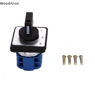 [WoodAron] 440V 20A 4-Position 0-1-2-3 Rotary Selector Changeover Switch Stock LW26-20/2
 MY