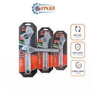 Mỏ Lết Đa năng Vòng Miệng Nhật Bản Kapusi 8 inch - 15 inch Thép CR-V Không Gỉ Cao Cấp Bảo Hành 6 T