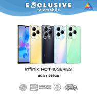 Infinix Hot 40 Pro / Infinix Hot 40i (8+8GB Extended RAM l 256GB ROM) Infinix Malaysia Warranty