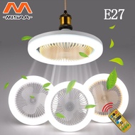 Bedroom Ceiling Fan With Light Remote Control Chandelier Fan Silent Ventilator Fan LED Ceiling Fan Lamp Aromatherapy Cooling Fan