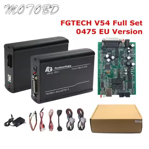 Fgtech Galletto V54 0475 4 Master Full Chip Support BDM Full Functions for KESS KTAG fg tech V54 ECU