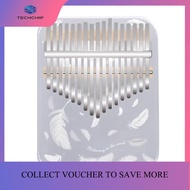 TECHCHIP-Kalimba 17 Key Professional Thumb Piano Acrylic Kalimba Thumb Piano Keyboard Musical Instru