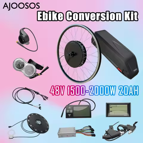 26-29Inch Bicycle Electric Motor Conversion Kit with Hailong Downtube Battery 48V 1500W 2000W for Re