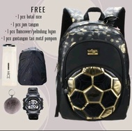 tas sekolah anak laki laki astronot tas sekolah anak SD SMP free jam gisok dan tambler untuk tas nya