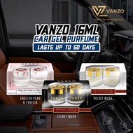 VANZO 'MINI'ATURE CAR GEL PERFUME AIRCOND CLIP- SMALL 16ML 2 PACK PERWANGI KERETA GENTLE FRAGRANCE