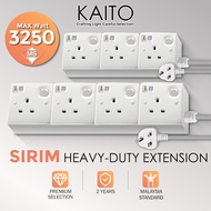 SIRIM Socket Extension Heavy Duty Extension Plug Heavy Duty Wire Trailing Socket Plug 2 | 3 | 4 Way 