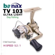 รอกตกปลา อุปกรณ์ตกปลา รอกสปิน   BANAX. TV. 103. ULTRA.LIGHT