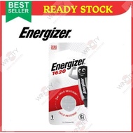 WSS 1biji CR1620 GENUINE Energizer Lithium Batteries 3V (E-CR1620BP1)