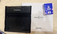 CHANEL 化妝袋 黑色網紗 附紙袋