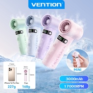 Vention Mini Fan Portable Fan 3000mAh 9 Hours Stay Life Outdoor Camping 13000RPM LED Display Screen 