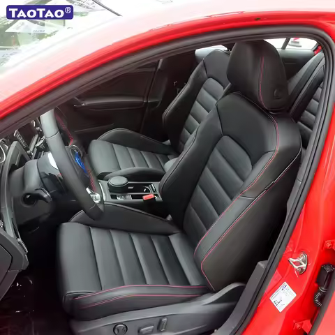 For Volkswagen VW Golf 7 GTI 2016 2017 2018 2019 Faux Leather Custom Car Seat Covers Set Interior Pr