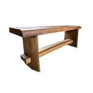 【吉迪市100%原木家具】SN016B 原木長板凳 餐椅 椅凳 椅子 板凳