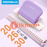 I know A4(30 Holes) B5(26 Holes) A5(20 Holes)DIY Hole Puncher DIY Loose Leaf Hole Punch Handmade 6 H