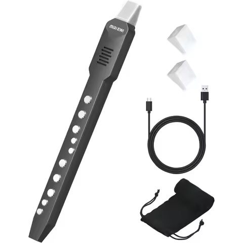 KONIX Electronic Wind Instrument DC02 Pro Digital Wind Instrument with 10 Musical Tones MIDI Bluetoo