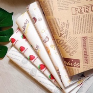Patterned baking paper wax paper patterned baking paper/ 28x38cm 25 sheets