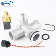 06D121132C Aluminium Engine Water Pipe Coolant Flange For Audi A4 B6 B7 2.0 A6 C6 2.0T 06D 121 133 A