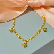 EMAS 375 RANTAI TANGAN BUDAK 375 GOLD BRACELET T107C
