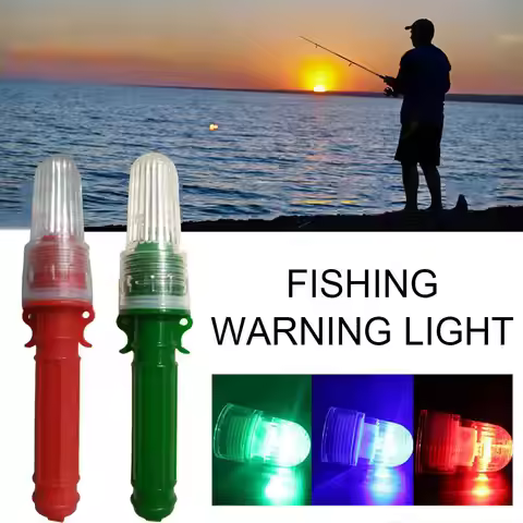 1Pcs Fishing Light Double Single Color Beacon Lamp Indicator Signal Light Lure Accessory Buoy Underw