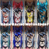 Ready Stock HLD Coverset Yamaha Y15ZR V2 Mx King 2021 Sticker Tanam Cover Set Indo Style Y15 Y150 Ysuku LC150 Exciter150