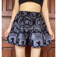 Elephant pants, Thai pants, shorts, elephant pants, elephant shorts, shorts, elephant pattern pants_