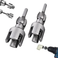 2pcs Integrated Internal And External Pipe Thread Tool New Pipe Thread Cutting Tool For Electric Dri